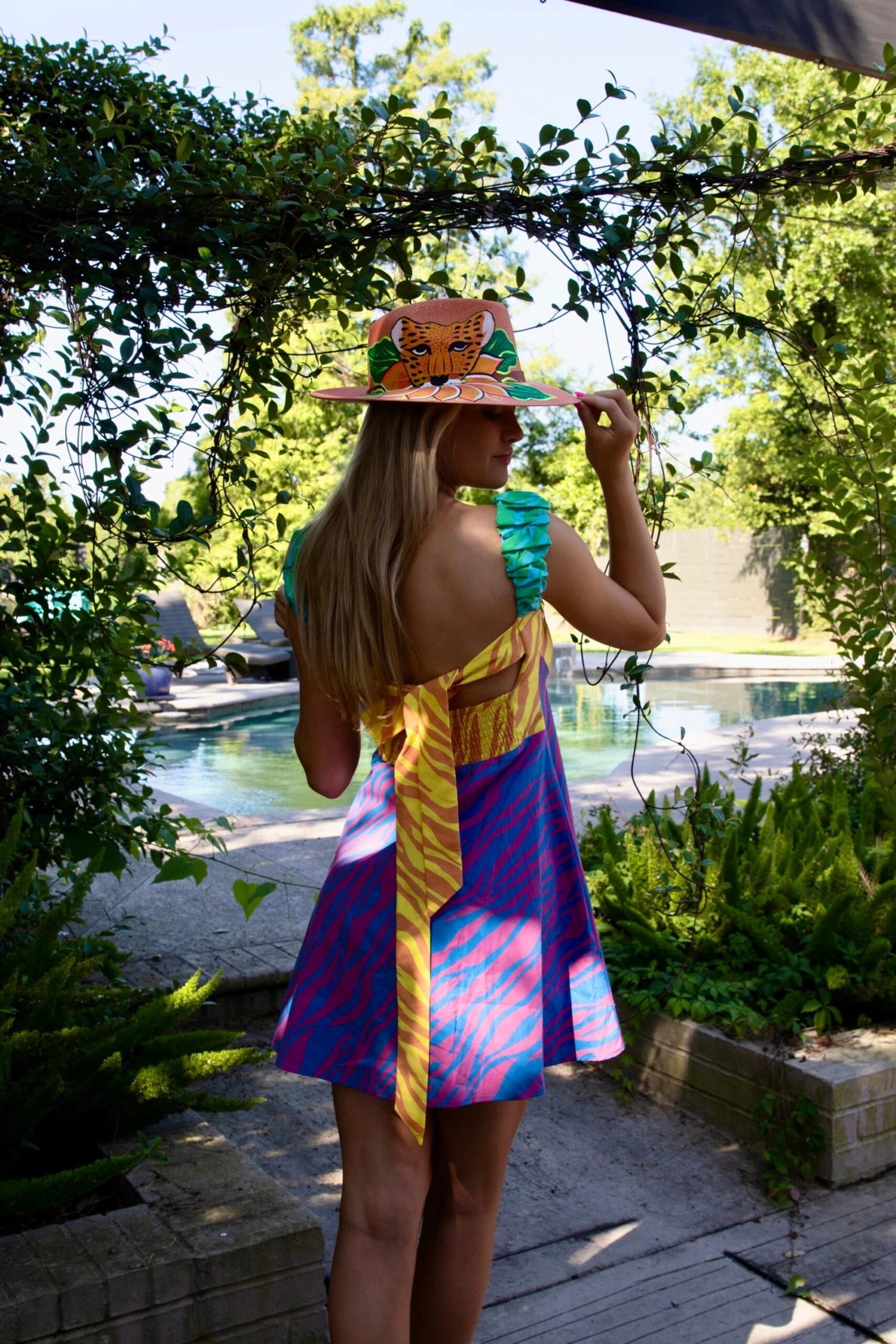 Queen Of Sparkles Wild Zebra Dress - Image 2