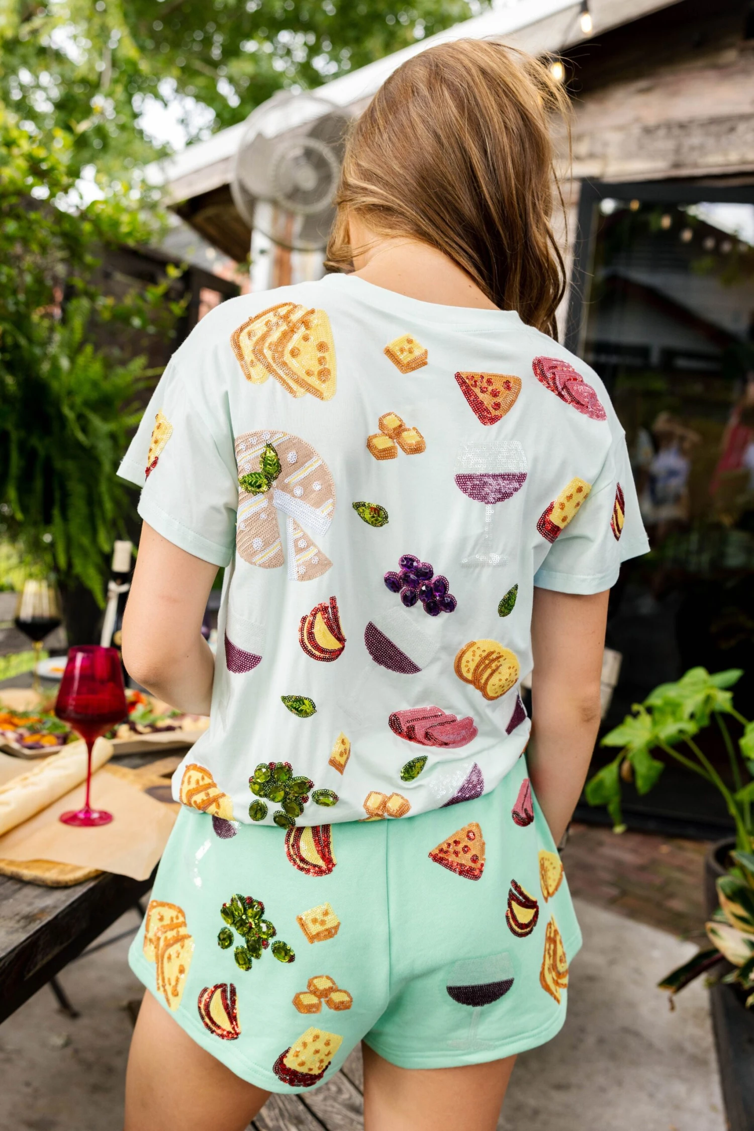 Mint Wine & Charcuterie Tee - Image 2