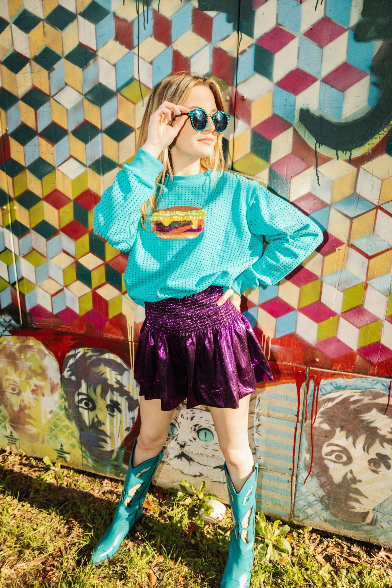 Bling Burger Sweatshirt - Image 3