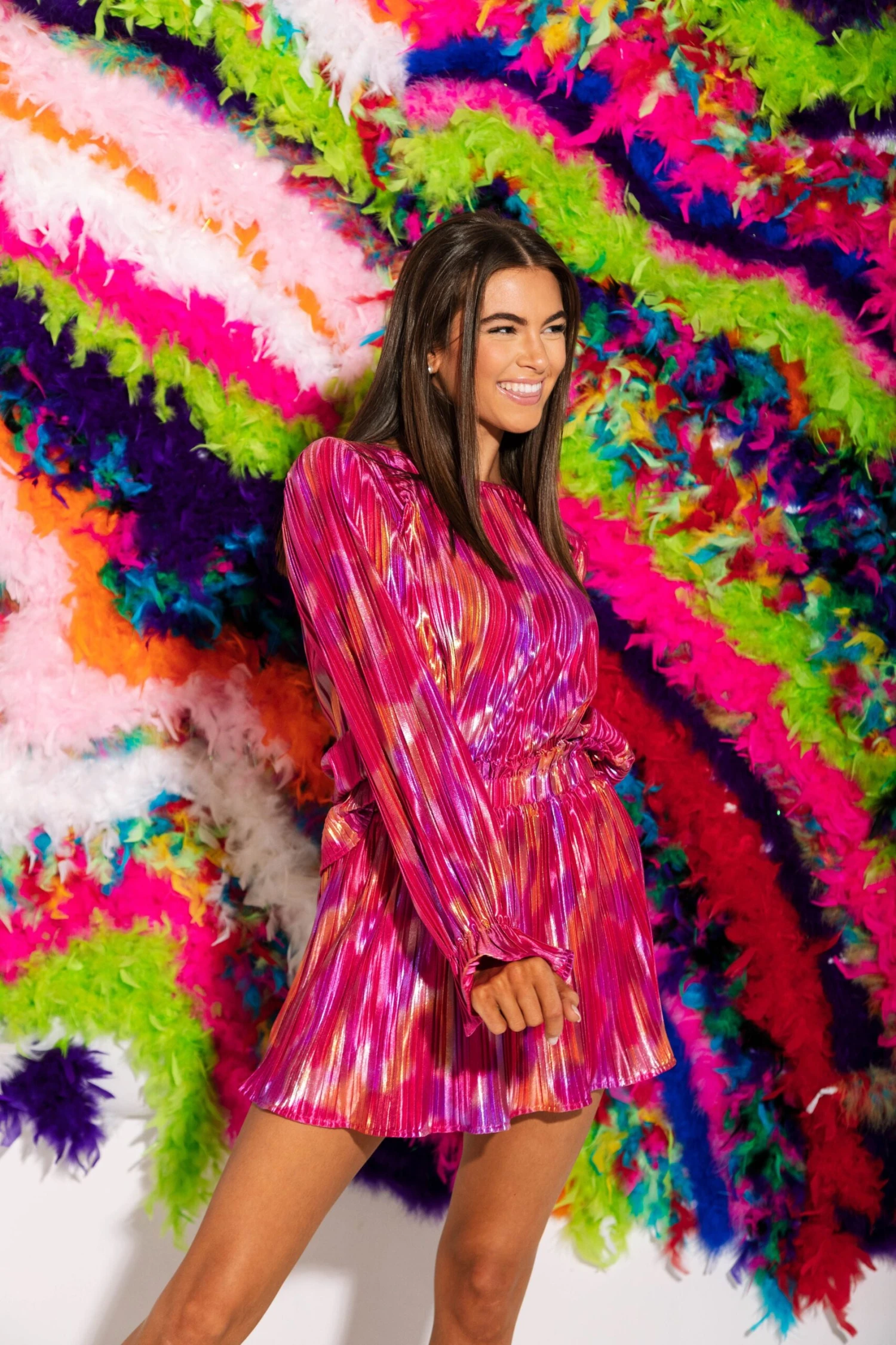 Queen Of Sparkles Swirl Pleat Skort - Image 2