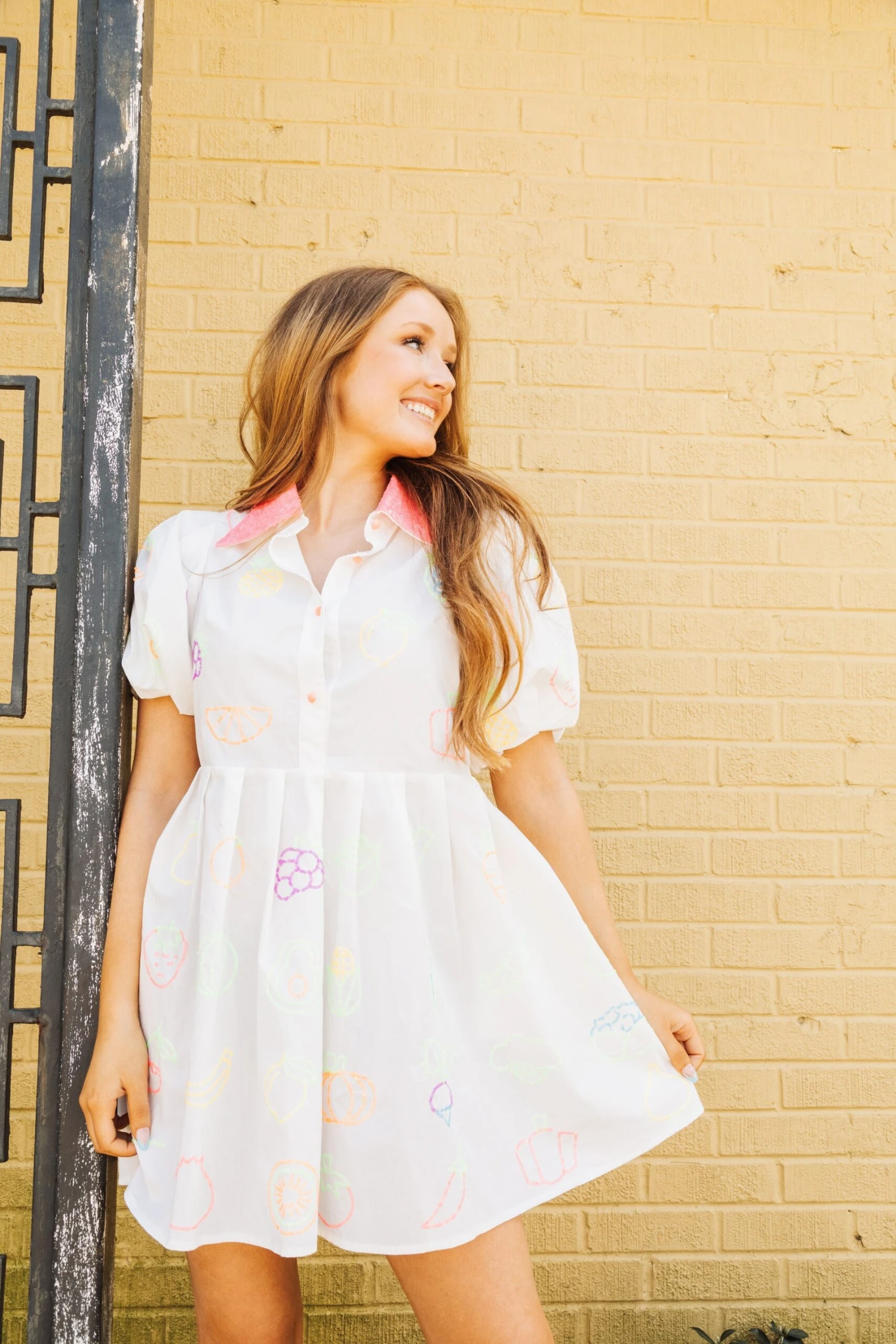 Queen Of Sparkles Neon Fruit Dress