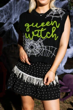 Queen Of Sparkles Queen Witch Sweater Vest