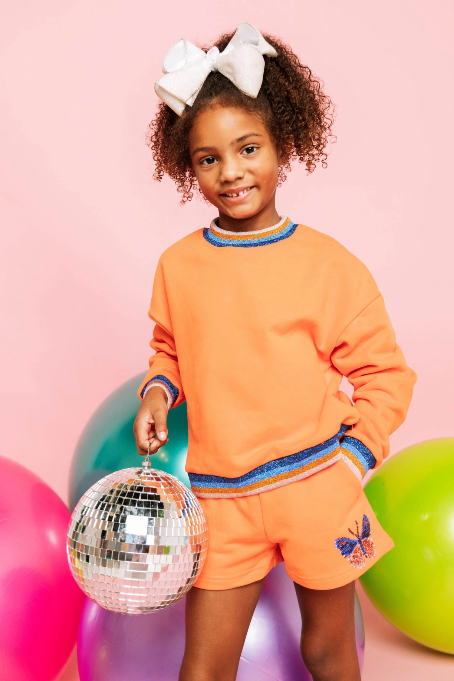 Queen Of Sparkles Kids Butterfly Back Sweatshirt - Image 3