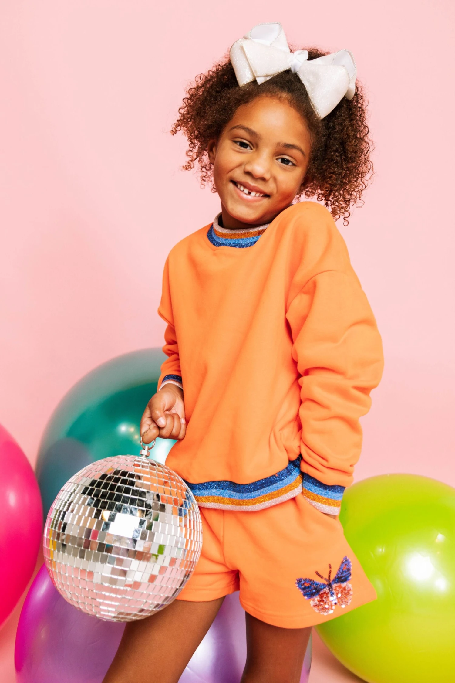 Queen Of Sparkles Kids Butterfly Back Sweatshirt - Image 4