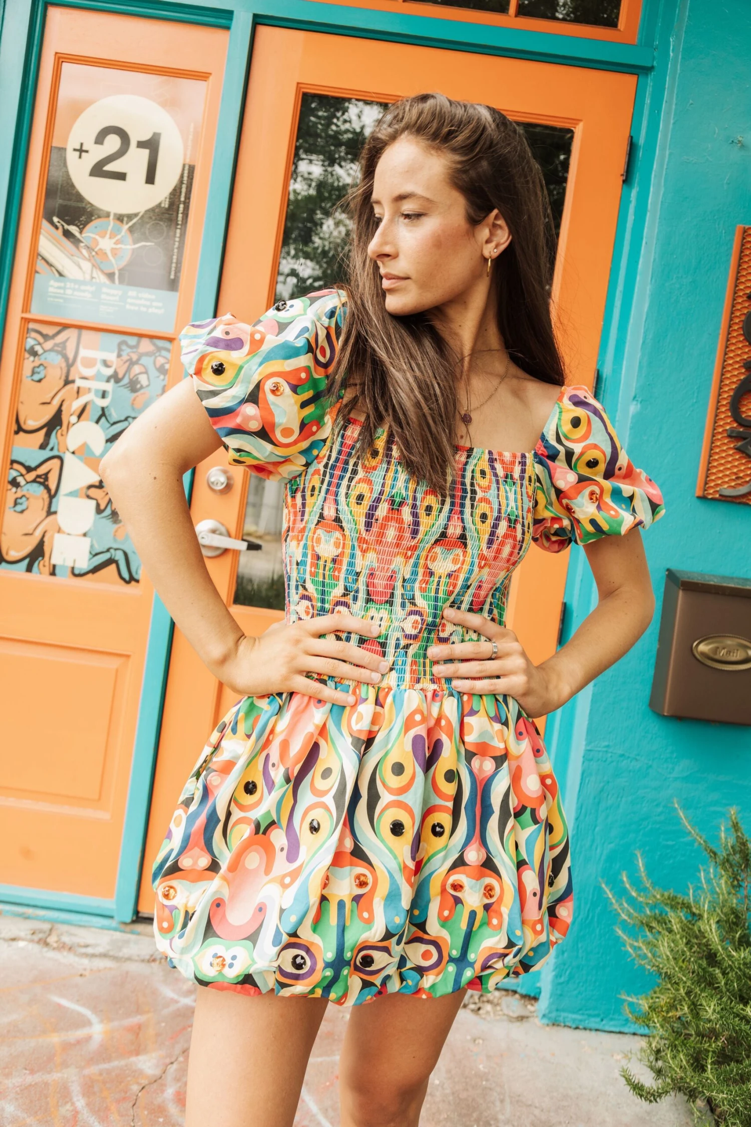 Queen Of Sparkles Groovy Bubble Dress - Image 3