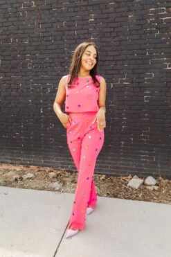 Queen Of Sparkles Candy Rhinestone Top