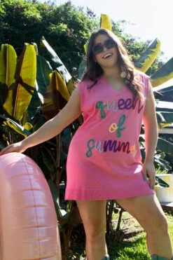 Queen Of Sparkles Queen Of Summer Sweater Dress