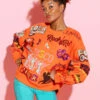 Orange Music Sweatshirt