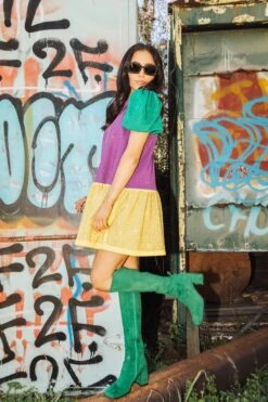 Queen Of Sparkles Mardi Gras Rhinestone Dress