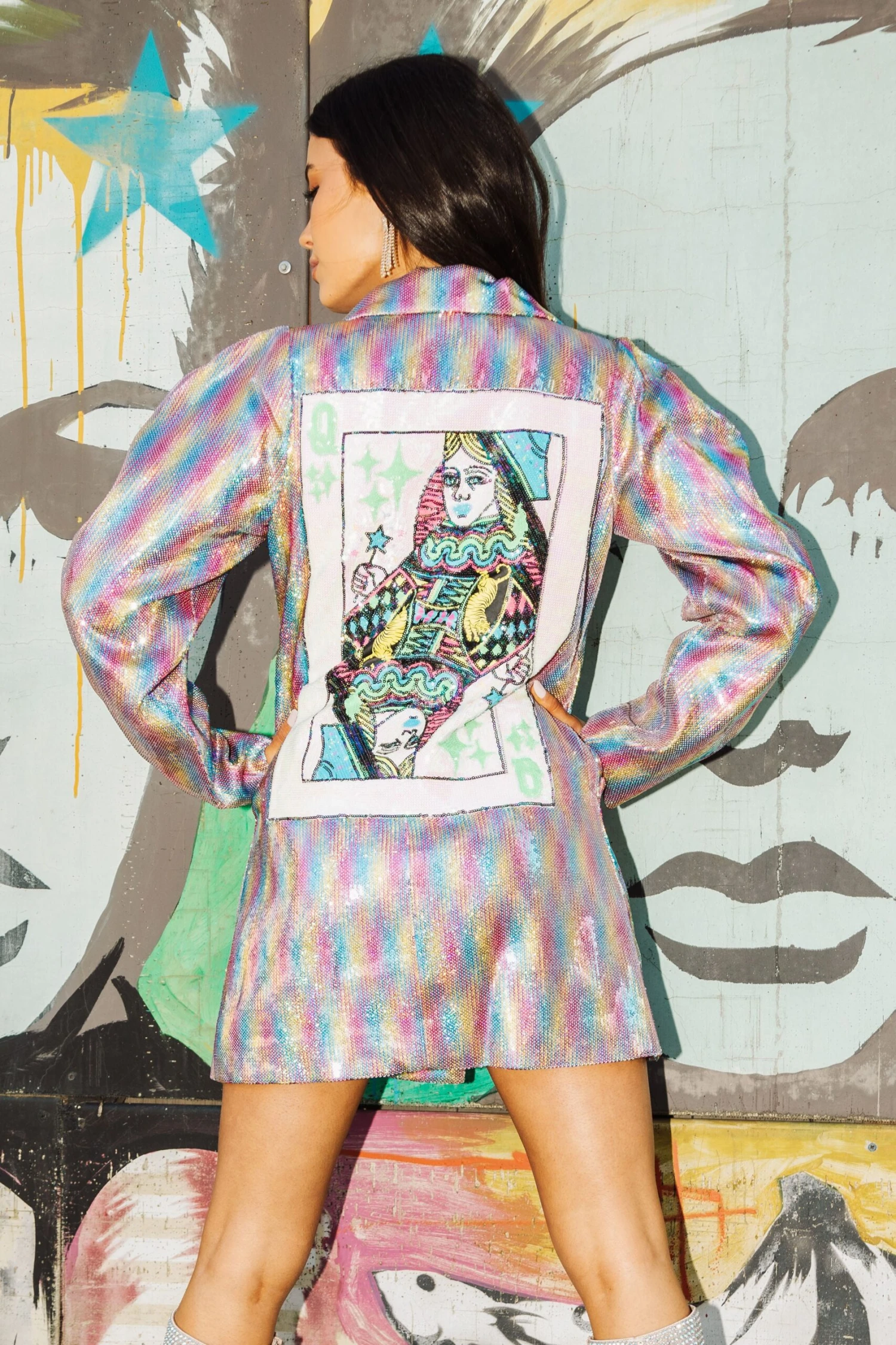 Queen Of Sparkles Blazer Dress Fit For A Queen - Image 2