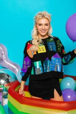 Black Queen Of The House Sweatshirt