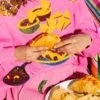 Hot Pink Mexican Food Sweatshirt