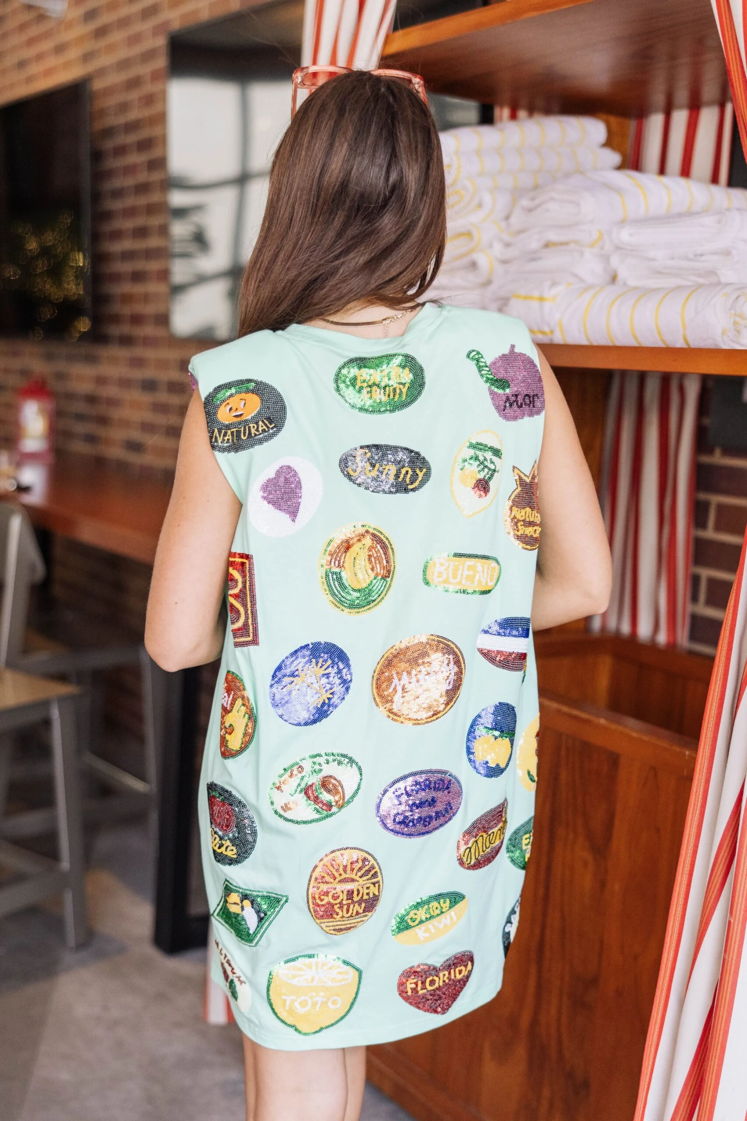 Fruit Sticker Dress - Image 4