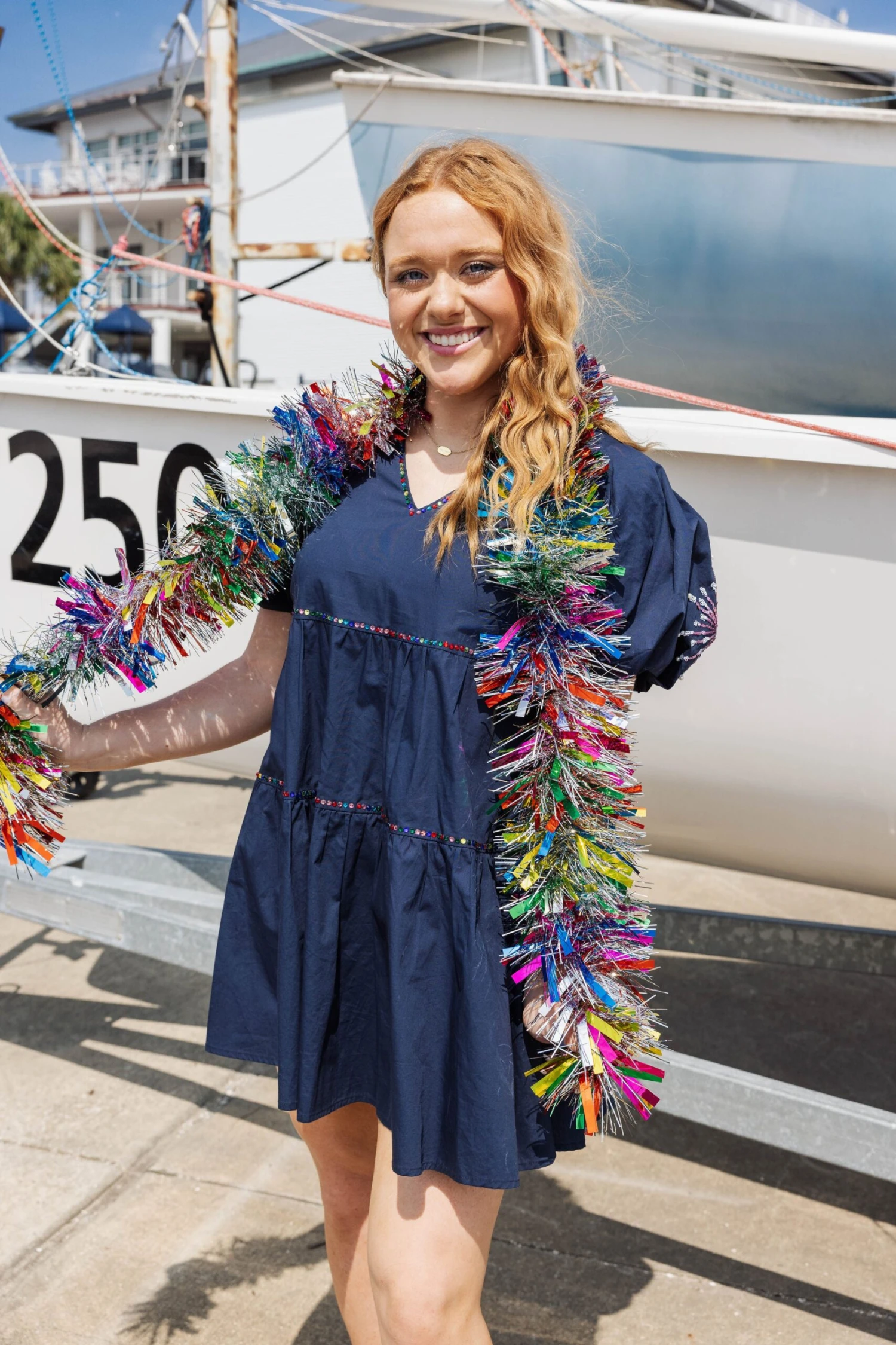 Queen Of Sparkles Baby You're A Firework Back Dress - Image 3