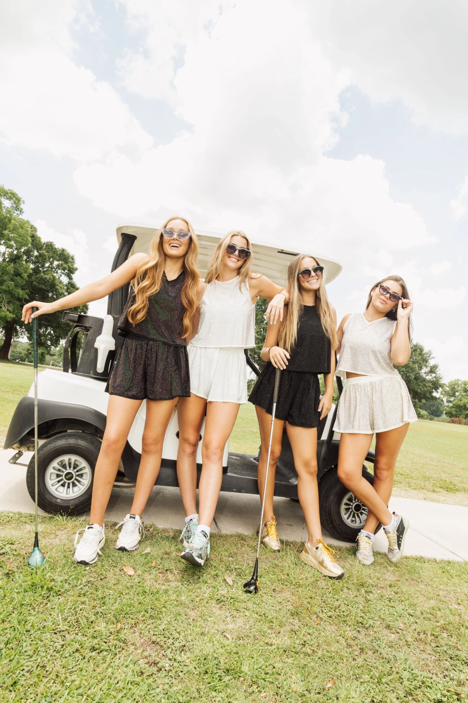 Queen Of Sparkles White Rhinestone Active Tank - Image 4