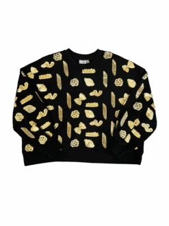 Queen Of Sparkles Black Pasta Sweatshirt